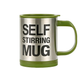 Кружка чашка мешалка с крышкой Self Stirring Mug Зеленая - изображение 1
