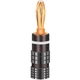 Штекер коннектор разъем типа банан SUNROZ Banana Plug 4 мм, Graphite/White stripe (A-48516) - изображение 1