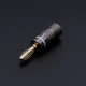 Штекер коннектор разъем типа банан SUNROZ Banana Plug 4 мм, Graphite/White stripe (A-48516) - изображение 2