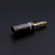 Штекер коннектор разъем типа банан SUNROZ Banana Plug 4 мм, Graphite/White stripe (A-48516) - изображение 3