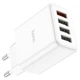 Сетевое зарядное устройство адаптер Hoco C102A USB 18W QC3.0 + 3*USB 10.5W быстрая зарядка для телефона блочек - изображение 2