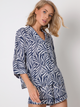 Піжама (сорочка + шорти) Aruelle Lizzie pajama short S Сіра (5903815468018) - зображення 1
