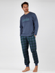 Piżama Admas Lois 56381 XL Niebieski (8433623613449) - obraz 1