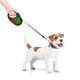 Повідець-рулетка для собак WAUDOG R-leash, малюнок "Калина", M, до 25 кг, 5 м, світловідбиваюча стрічка чорний - зображення 8