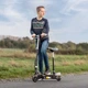 Дитячий електросамокат E-Scooter з сидінням 12-14 км/ч чорний - изображение 5