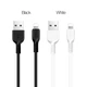 Кабель HOCO X20 USB to iP 2.4A, 1m, PVC, TPE connectors, Black (6957531068808) - изображение 3