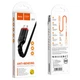 Кабель HOCO X59 USB to Micro 2.4A, 1m, nylon, TPE connectors, Black - изображение 2