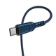 Кабель HOCO X59 USB to Type-C 3A, 1m, nylon, TPE connectors, Blue (6931474744944) - зображення 5