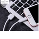 Кабель HOCO X1 USB to iP 2.4A, 1m, PVC, PVC connectors, White - изображение 3