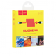 Кабель HOCO X21 USB to Type-C 2A, 1m, silicone, TPE connectors, Black+Red (6957531071419) - зображення 2