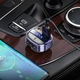 FM-трансмітер HOCO E70 30 Вт з автозарядкою PD 30 Вт + QC3.0 (Bluetooth 5.0, фіолетовий) - зображення 4