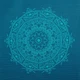 Килимок для йоги Bodhi Leela Mandala 183х60х0.45 см Синій - зображення 2
