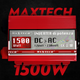Преобразователь напряжения MaxTech HB-1500-12 1500 Ватт инвертор 1500W с модифицированным синусом Реальные 1,5 кВт Италия - изображение 2