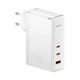 Сетевое зарядное устройство Baseus GaN5 Pro 3 порта, USB + Type-C 140W + кабель Type-C/Type-C 1М (CCGP100202) - изображение 1