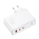 Сетевое зарядное устройство Baseus GaN5 Pro 3 порта, USB + Type-C 140W + кабель Type-C/Type-C 1М (CCGP100202) - изображение 3