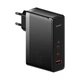 Сетевое зарядное устройство Baseus GaN5 Pro 3 порта, USB + Type-C 140W + кабель Type-C/Type-C 1М (CCGP100201) - изображение 1