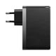 Сетевое зарядное устройство Baseus GaN5 Pro 3 порта, USB + Type-C 140W + кабель Type-C/Type-C 1М (CCGP100201) - изображение 2