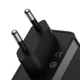 Сетевое зарядное устройство Baseus GaN5 Pro 3 порта, USB + Type-C 140W + кабель Type-C/Type-C 1М (CCGP100201) - изображение 5