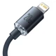 Кабель Baseus Crystal Shine Series Fast Charging Data Cable Type-C to iPhone 20W 1.2m Black - изображение 5