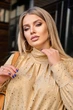 Нарядний гольф з паєтками Tatiana КОРТНІ бежевий 60 - зображення 3