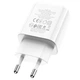 Зарядне мережеве BOROFONE BN4 Potential (PD 20W) (1USB 3A 18W QC3.0) Білий - изображение 4