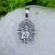 Серебряная ладанка "Матерь Божья" 925° пробы с чернением - изображение 3