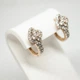 Серьги Xuping Jewelry "Серебряный цветок" позолота (62945) - изображение 2