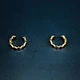 Сережки Кафи Xuping Jewelry "Класика" позолота (104331) - зображення 3