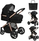 Универсальная коляска 2 в 1 MoMi Limuru Black (WOSP00029) - изображение 2