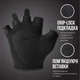 Женские перчатки для фитнеса Contraband Pink Label 5307 Women's Diamond Mesh Lifting Gloves (Черный M) - изображение 2