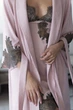 Халат длинный теплый с кружевом Felena Rose Quartz 438 50(XXL) Розовый - изображение 2