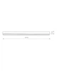 Стельовий світильник Nowodvorski 7600 Straight Ceiling Led L - зображення 2