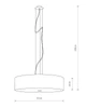 Люстра Nowodvorski 6773 Viviane E27 3x25W IP20 серая - изображение 2