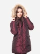 Парка зимняя с мехом женская Alpine Crown ACPJ-180548-003 36 Сине-фиолетовая (2116581497387) - изображение 4