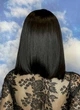 Парик на сетке PoliLy Lace Wig Momo № 1B каре чорный, термостойкое волокно - изображение 6