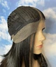 Парик на сетке PoliLy Lace Wig Momo № 1B каре чорный, термостойкое волокно - изображение 7