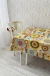 Водоотталкивающая скатерть на стол TouchableLinen 1 шт 150x250 см Принт Африка Хлопок с тефлоновым покрытием - изображение 2