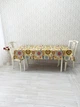 Водоотталкивающая скатерть на стол TouchableLinen 1 шт 150x250 см Принт Африка Хлопок с тефлоновым покрытием - изображение 3