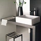 Табурет для ванної 315 х 315 мм, h=439 мм Gessi Rettangolo accessories (колір - хром) (20981-031) - зображення 2