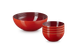Сервировочный набор для салата из 5 предметов Le Creuset Cerise (le_set_cerise_red) - изображение 1