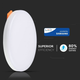 Панель потолочная врезная LED V-TAC, 24W, SKU-740, Samsung CHIP, 230V, 4000К, круглая, диаметр 223mm (3800157643092) - изображение 4