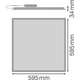 Светильник Osram LEDVANCE Value 600х600 40W/6500K (4058075392403) - изображение 5