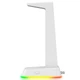 Підставка тримач для ігрових навушників Onkuma RGB Gaming St2 | 3USB, aux | white - зображення 3