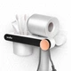 Полиця з тримачем для фену MVM BP-33 WHITE/BLACK клейка - изображение 3