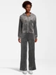 Bluza damska rozpinana streetwear welurowa Fila FAW0225-80008 S Szara (4064556334275) - obraz 3