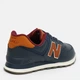 Мужские кроссовки кожаные New Balance 574 ML574OMC 40.5 (7.5) 25.5 см Темно-синие (739980544210) - изображение 4