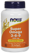 Жирные кислоты NOW Foods Супер Омега 3-6-9 1200 мг 90 капсул NOW01839 - изображение 1
