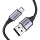 Кабель UGREEN US290 USB 2.0 to Micro-USB QC3.0 2A 0.25m Black (60144) - зображення 2