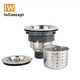 Выпуск/слив для мойки с корзиной IwConcept S3001 110mm (1 3/4in) 304 Steel - изображение 2