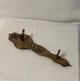 Большая деревянная булава с Трезубцем на фигурной подставке с ручной резьбой на подарок, 60 см - изображение 4